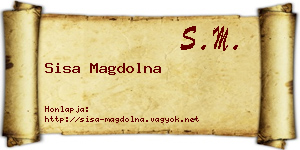 Sisa Magdolna névjegykártya